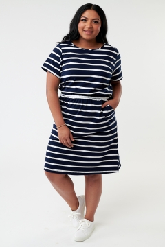Wide Waistband Knee Dress